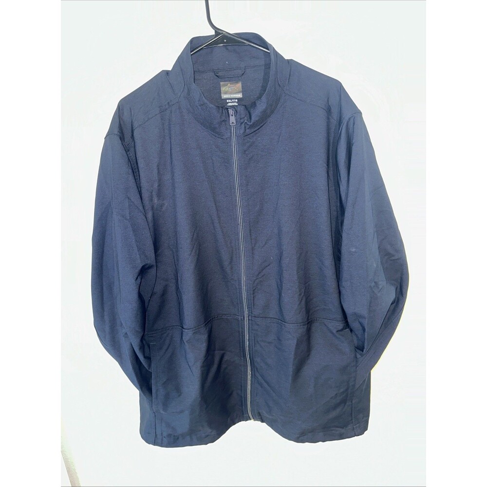 Greg Norman Jacket Windbreaker Men’s XXL Navy Full Zip Long Sleeve